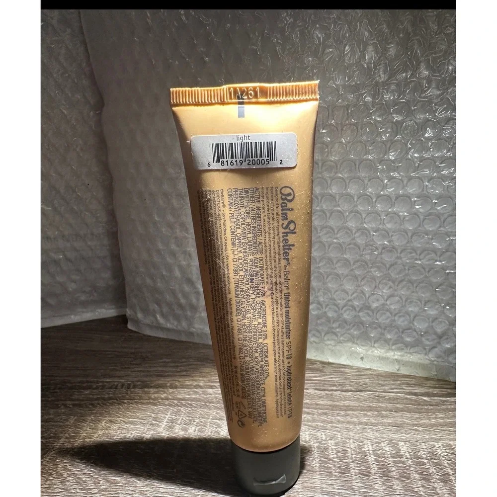 theBalm BalmShelter Tinted Moisturizer Light SPF 18 Sunscreen Cream 2.15 fl oz